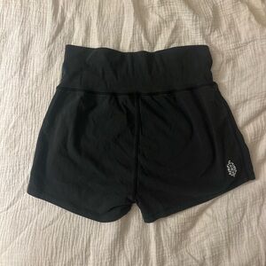 Free People Movement Charcoal Grey Athletic Shorts